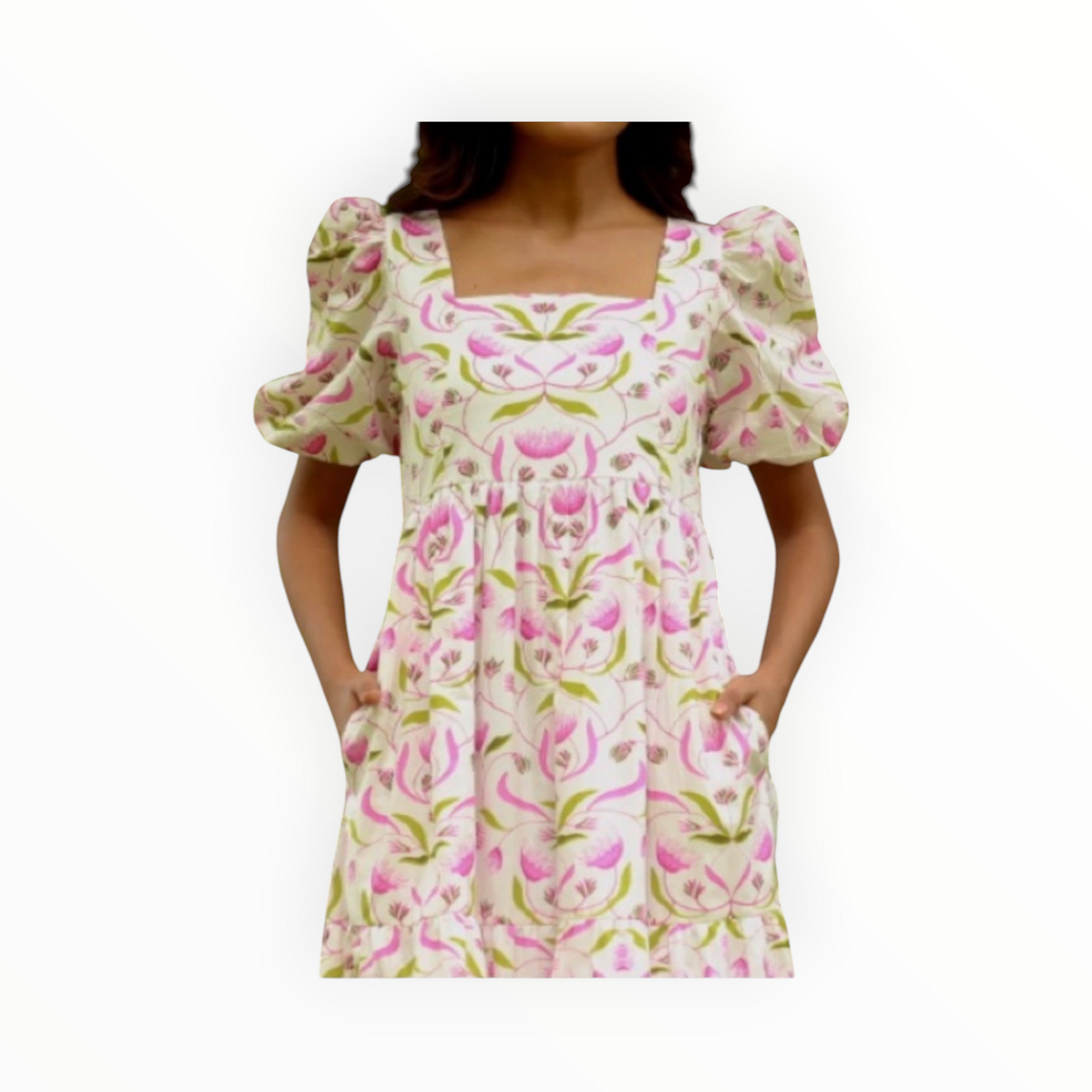 Beyond by Vera 1919 Estella Dress - Mangrove Pink