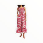 MILLE Garden Dress - Red Zinnia