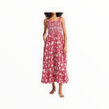 MILLE Garden Dress - Red Zinnia