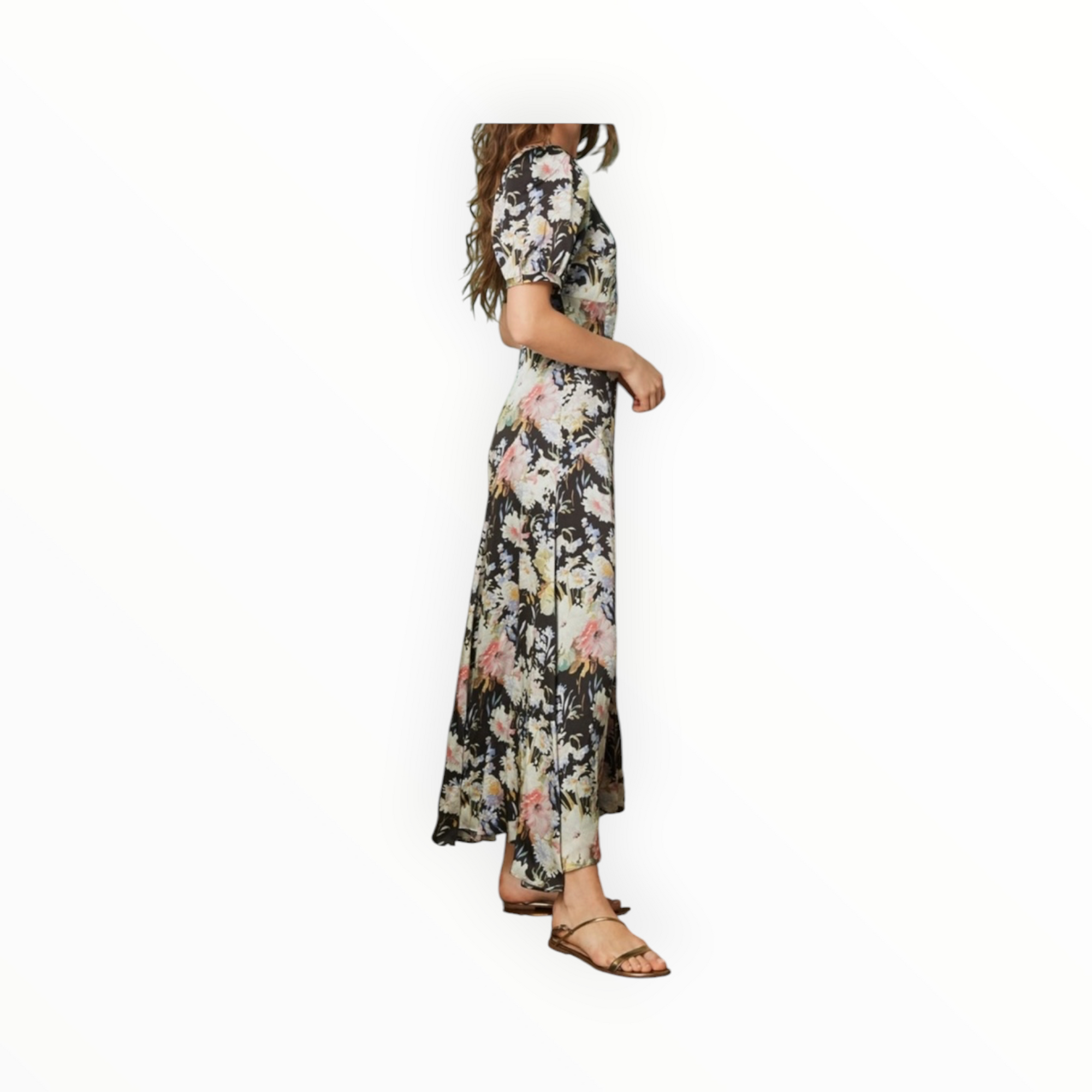 Black Iris Cassie Dress - June Blooms