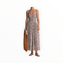 Apiece Apart Jana Ruched Bodice Maxi - Clay Floral