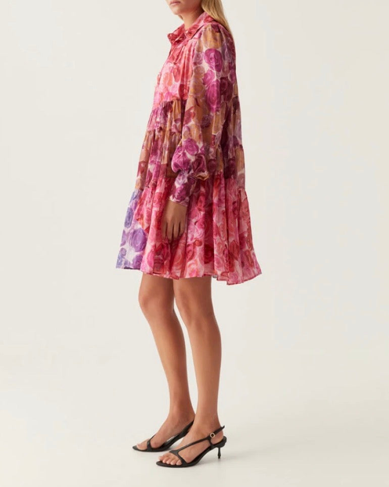 aje. Vision Smock Mini Dress