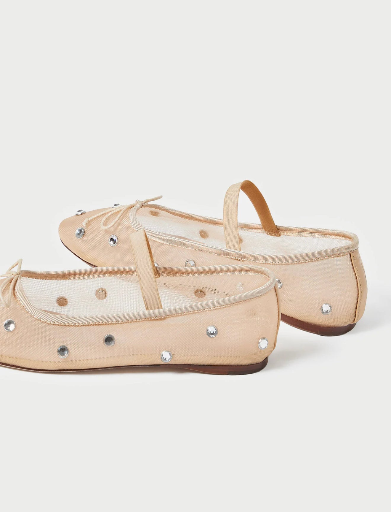 Loeffler Randall Leonie Ballet Flat - Caramel/Crystal