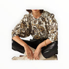 ba&sh Valska Shirt - Ecru Paisley