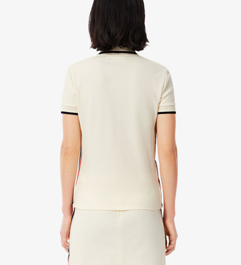 Lacoste Slim Fit Made In France Polo - Cream