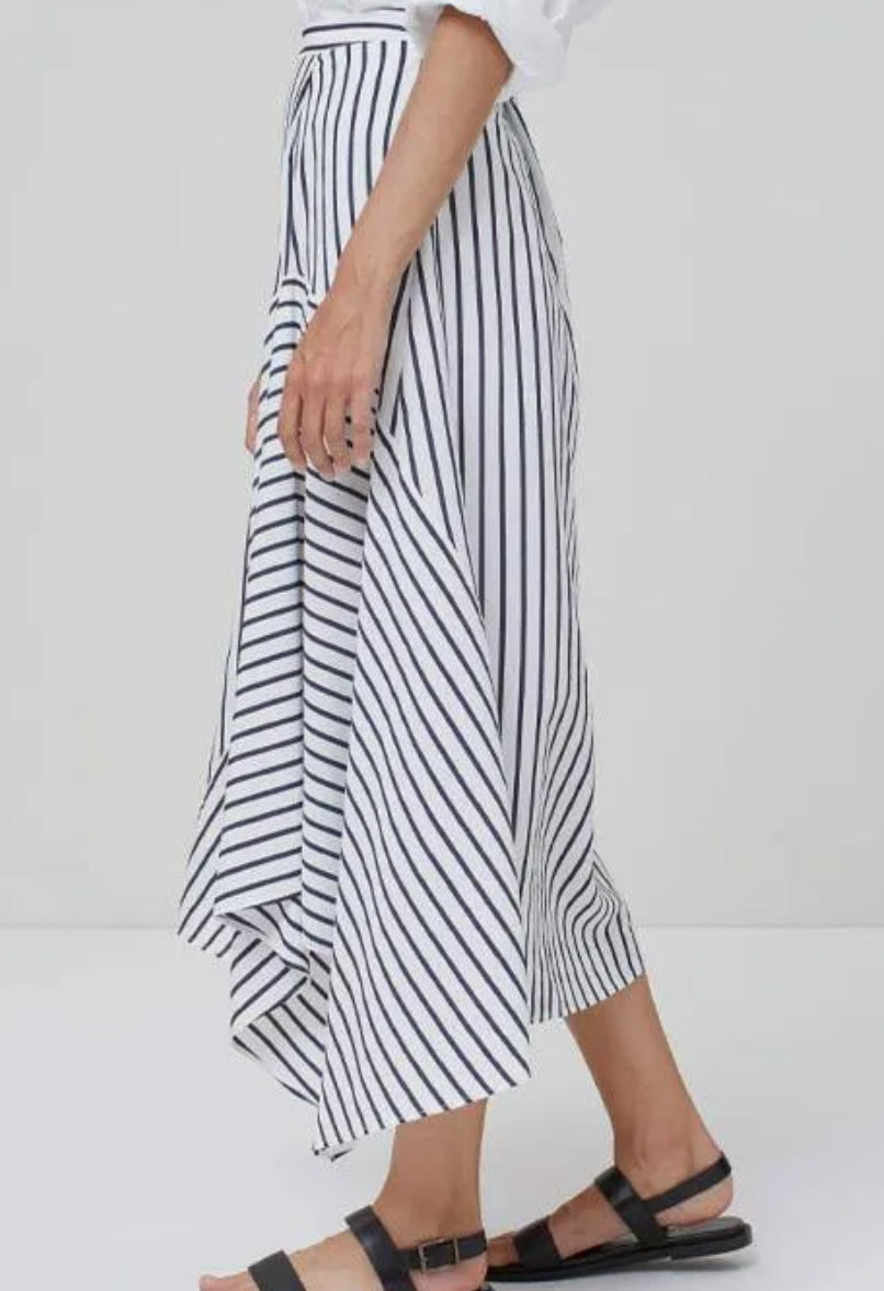 Closed Asymmetrical Midi Skirt