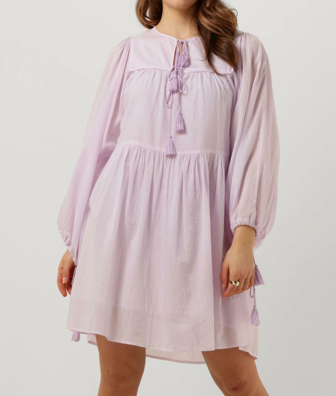 Antik Batik Hita Short Dress - Light Purple