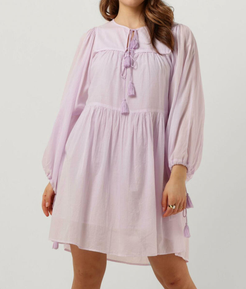 Antik Batik Hita Short Dress - Light Purple