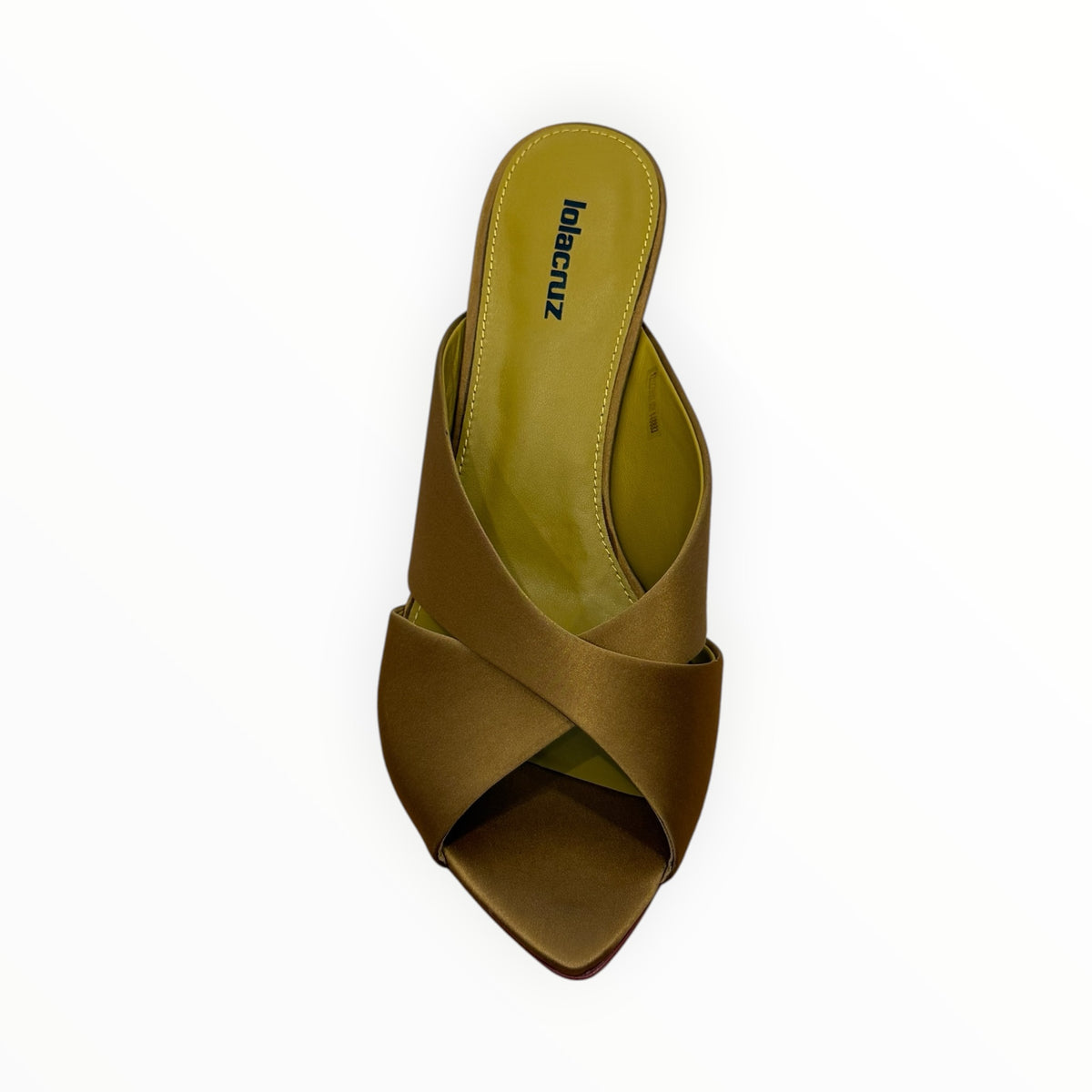 Lola Cruz Lena Mule 65 - Mustard