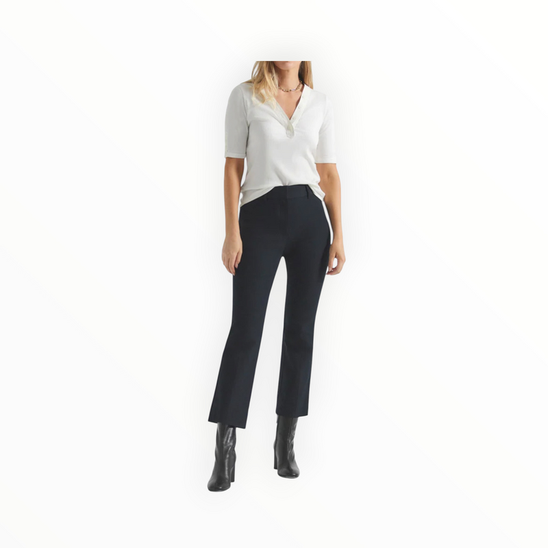 Derek Lam 10 Crosby Crosby Crop Flare Trouser - Midnight