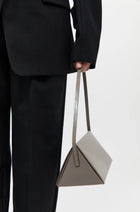 St. Agni Triangle Origami Shoulder Bag - Slate