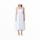 MEIMEIJ Flower Strap Dress - White
