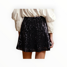 byTiMo Sequin Mini Skirt - Black