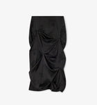 GANNI Draped Skirt - Black