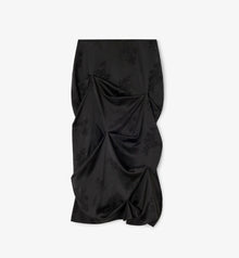 GANNI Draped Skirt - Black