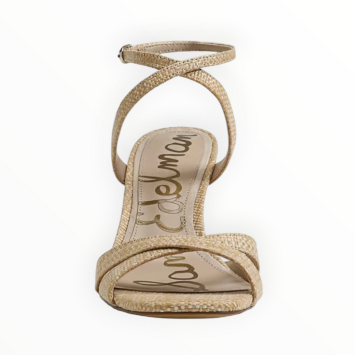 Sam Edelman Davi Sandal - Bleached Beechwood Faux Raffia