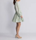 byTiMo Seersucker Mini Dress - Green Stripe