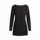 Favorite Daughter The Long Sleeve Meet Cute Dress - Black