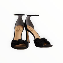 Sam Edelman Lucia Knotted Suede Sandals - Black