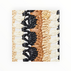 Lele Sadoughi Neutral Night Maya Raffia Mini Tote