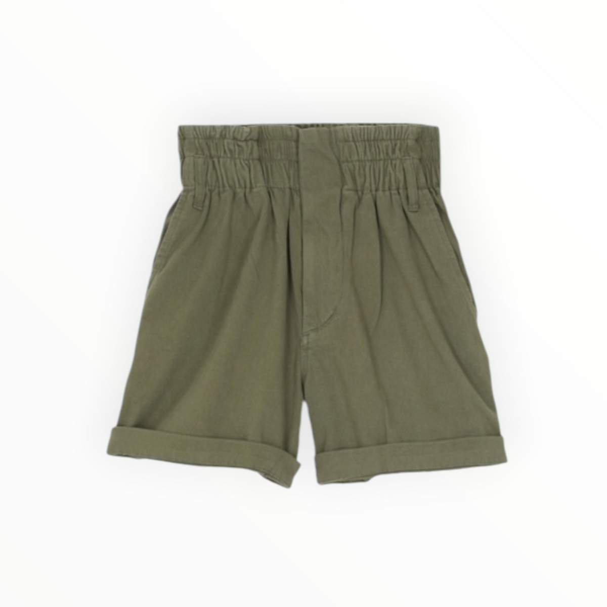 Ragdoll LA High Waisted Shorts - Army Green