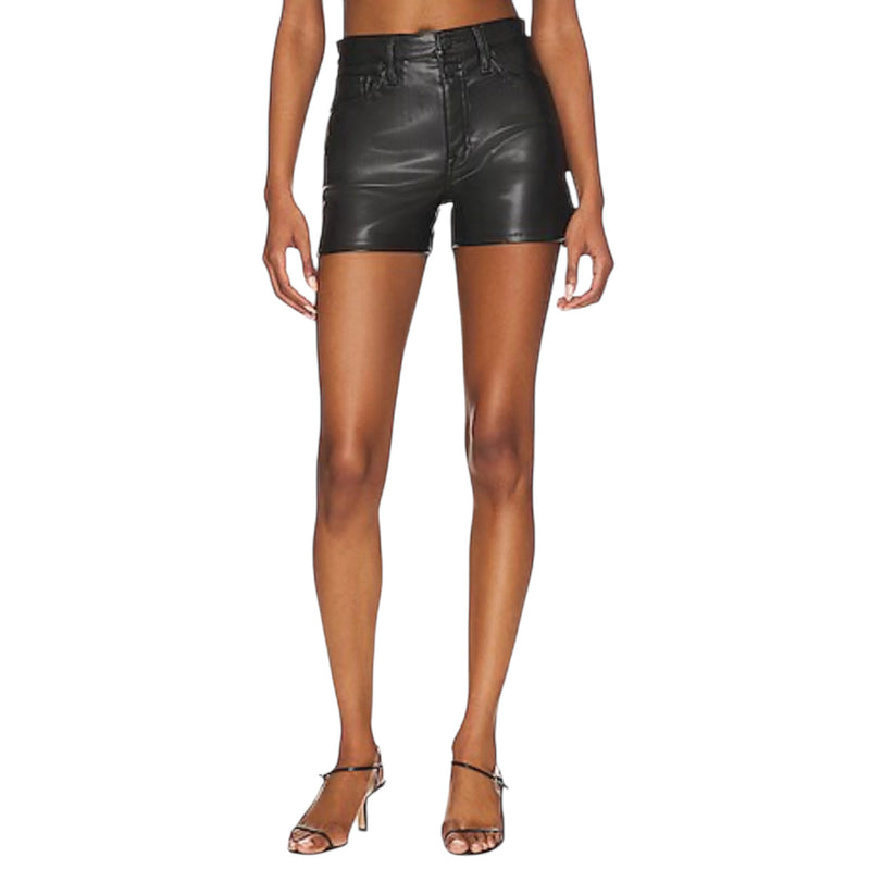 Pistola Nova Faux Leather Short - Black