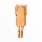 Brochu Walker Hallie Vegan Suede Slip Skirt - Camel