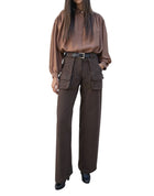 The Avant Gracy Trouser - Chocolate Brown
