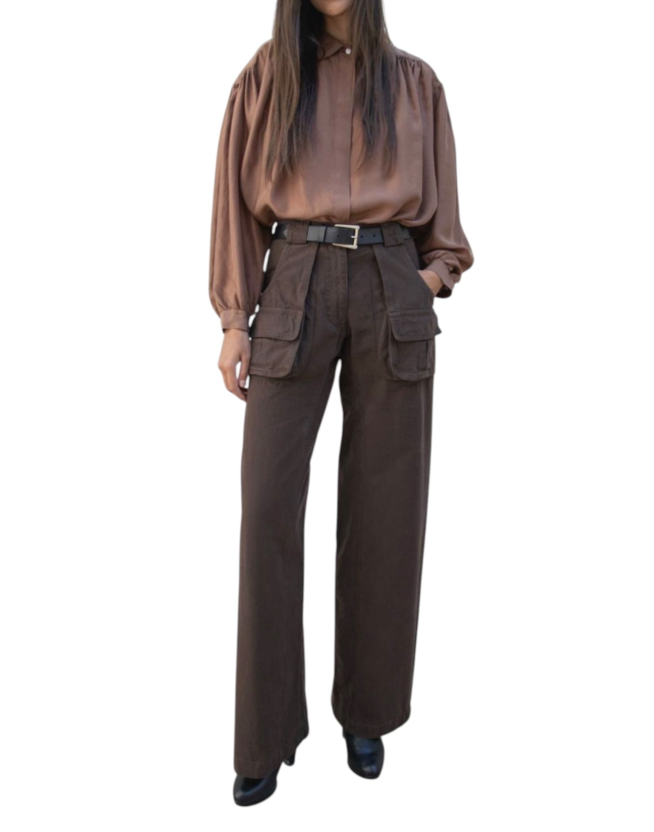 The Avant Gracy Trouser - Chocolate Brown