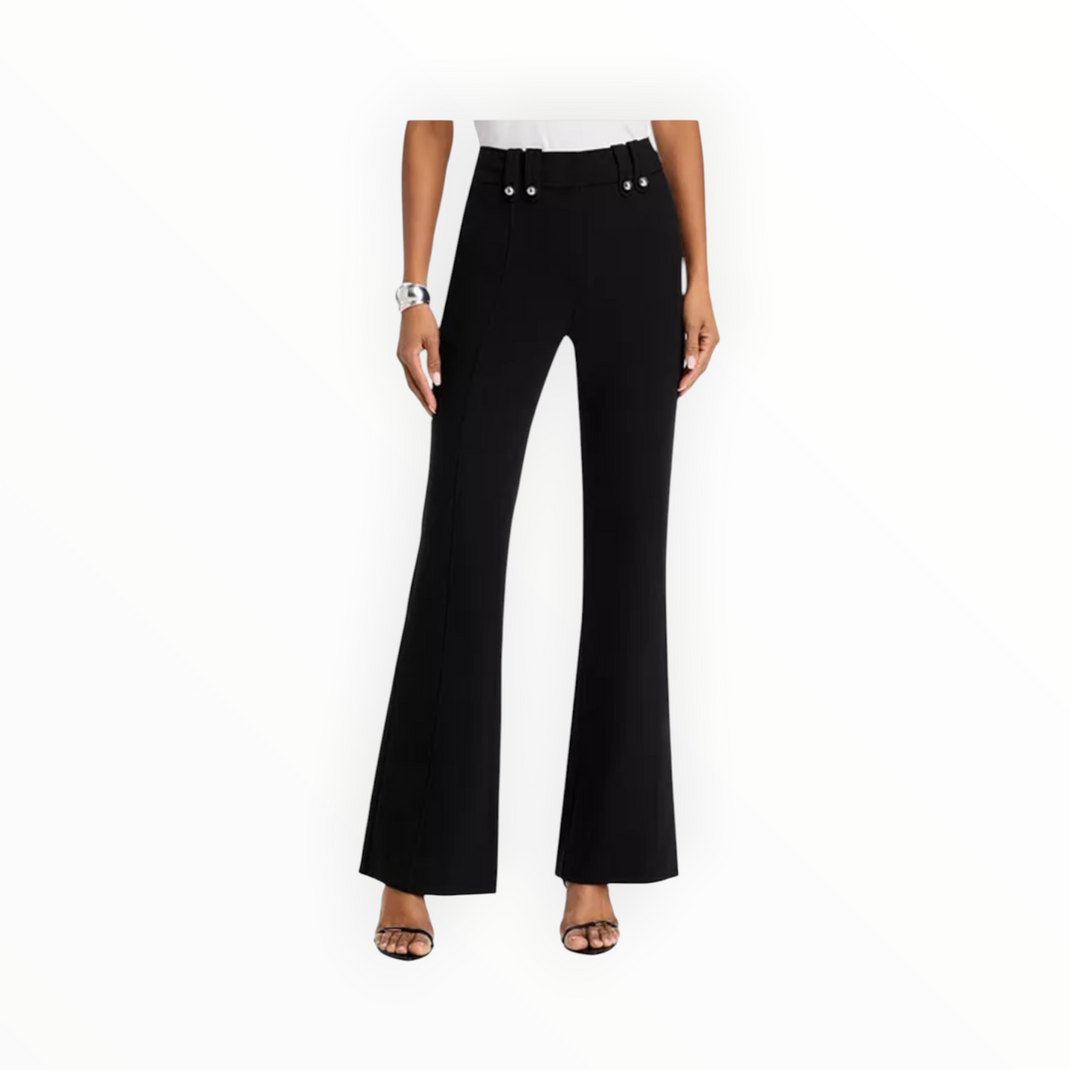 Derek Lam 10 Crosby Dawson Flare Trousers - Black