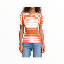 ICHI Cella Stripe T-Shirt - Fiesta