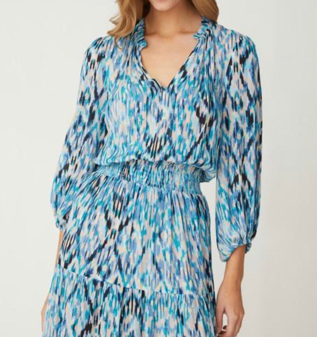 Shoshanna Naya Dress - Blue Multi