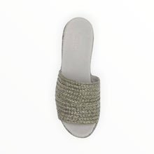 Chocolat Blu Yunis Sandal - Dark Grey Raffia