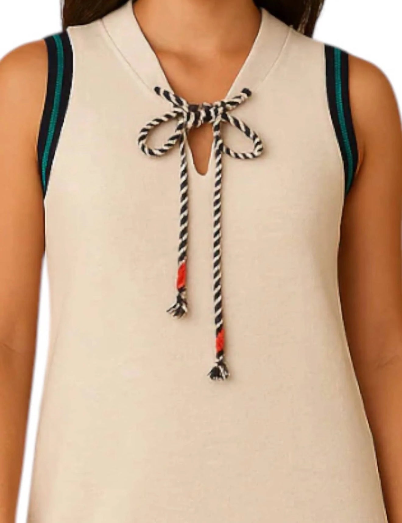 Sundry Sleeveless Midi Dress - Oyster