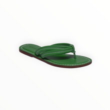 BERNARDO Miami Thong Sandal Kelly Green Antique Calf