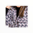 Christy Lynn Karin Tweed Jacket - Pink