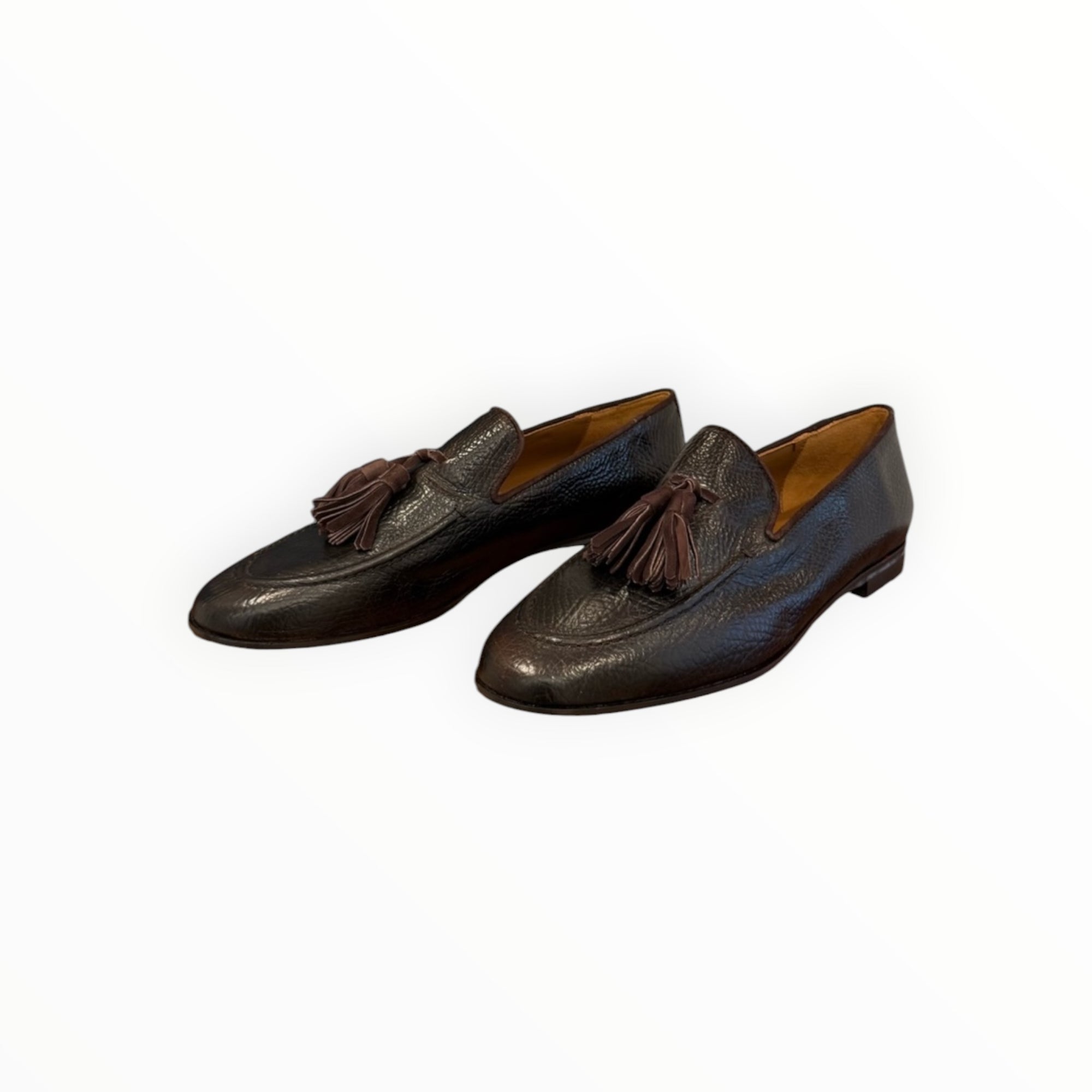 Pedro Miralles Leather Loafers With Tassels - Dark Brown