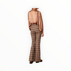 Tara Jarmon Penina Wool Pants - Anthracite Plaid