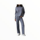 CRESCENT Sage Pop Sweater Set - Ice Blue
