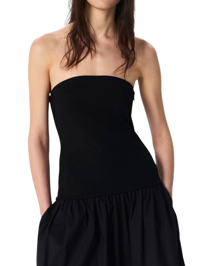 rag & bone Irina Mixed-Media Dress - Black