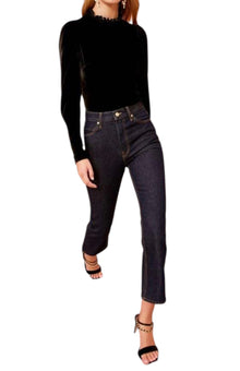 Ulla Johnson Marlene Velvet Blouse - Noir
