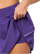 Lacoste Pleated Back Ultra-Dry Tennis Skirt - Purple