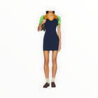 Guest In Residence Ace Polo Dress - Navy Combo