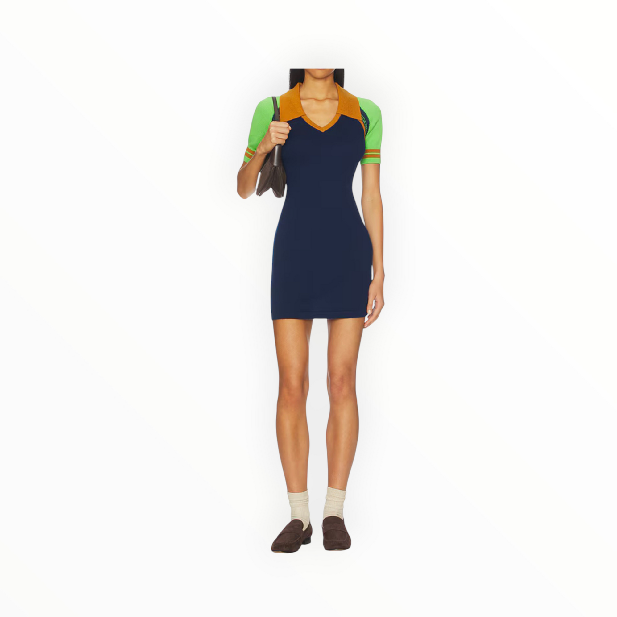 Guest In Residence Ace Polo Dress - Navy Combo