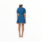 Shoshanna Classic Wash Denim W/Trim Payton Dress