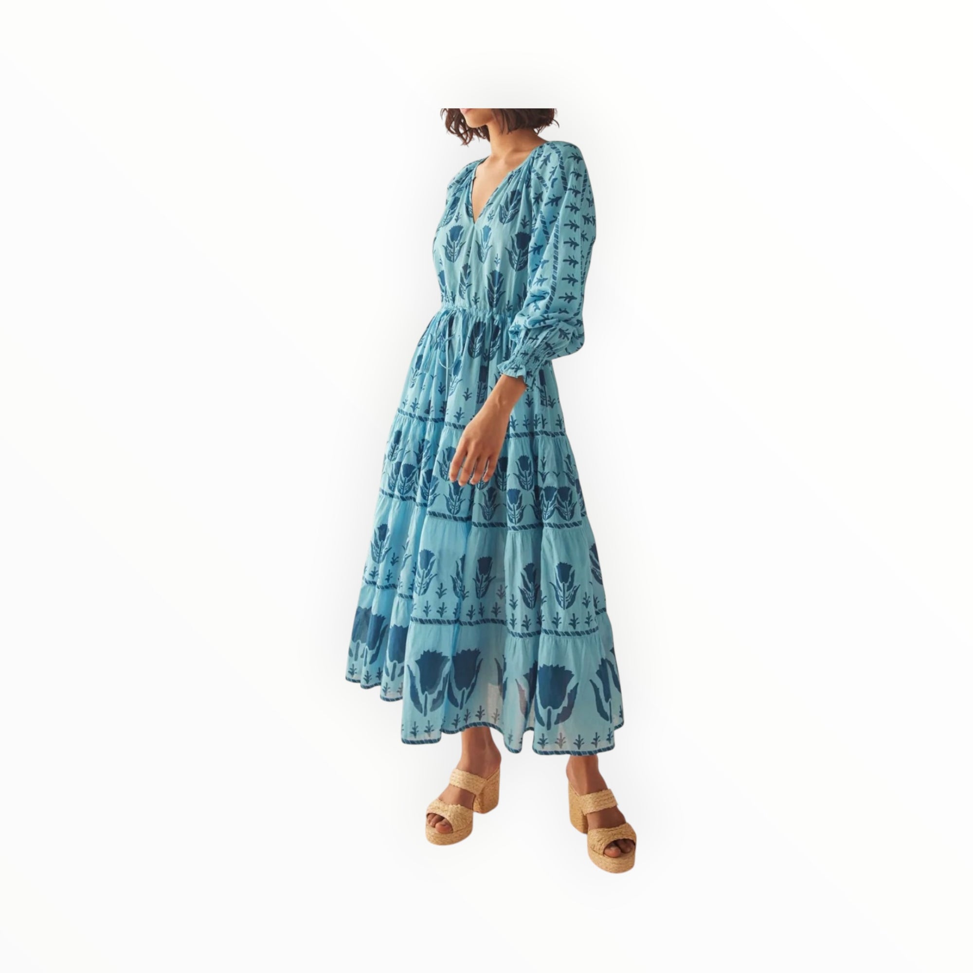 Omika Riviera Midi Dress - Pali Coast
