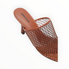 Lola Cruz Ruby Mule 85 - Terracotta