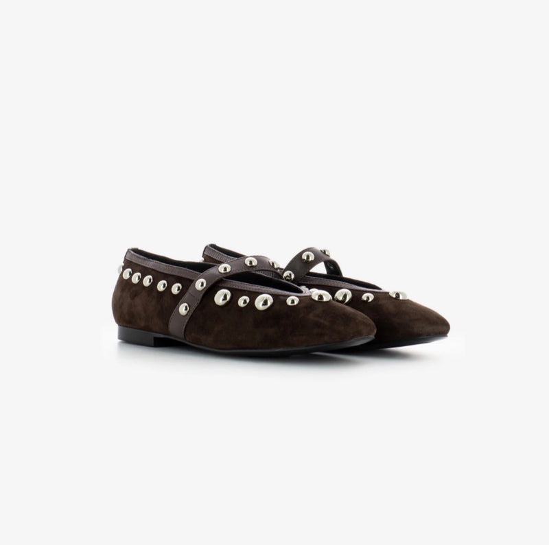 Bibi Lou Carinna Flat - Dark Brown