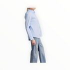 The Shirt by Rochelle Behrens Boyfriend Shirt - Blue Dawn