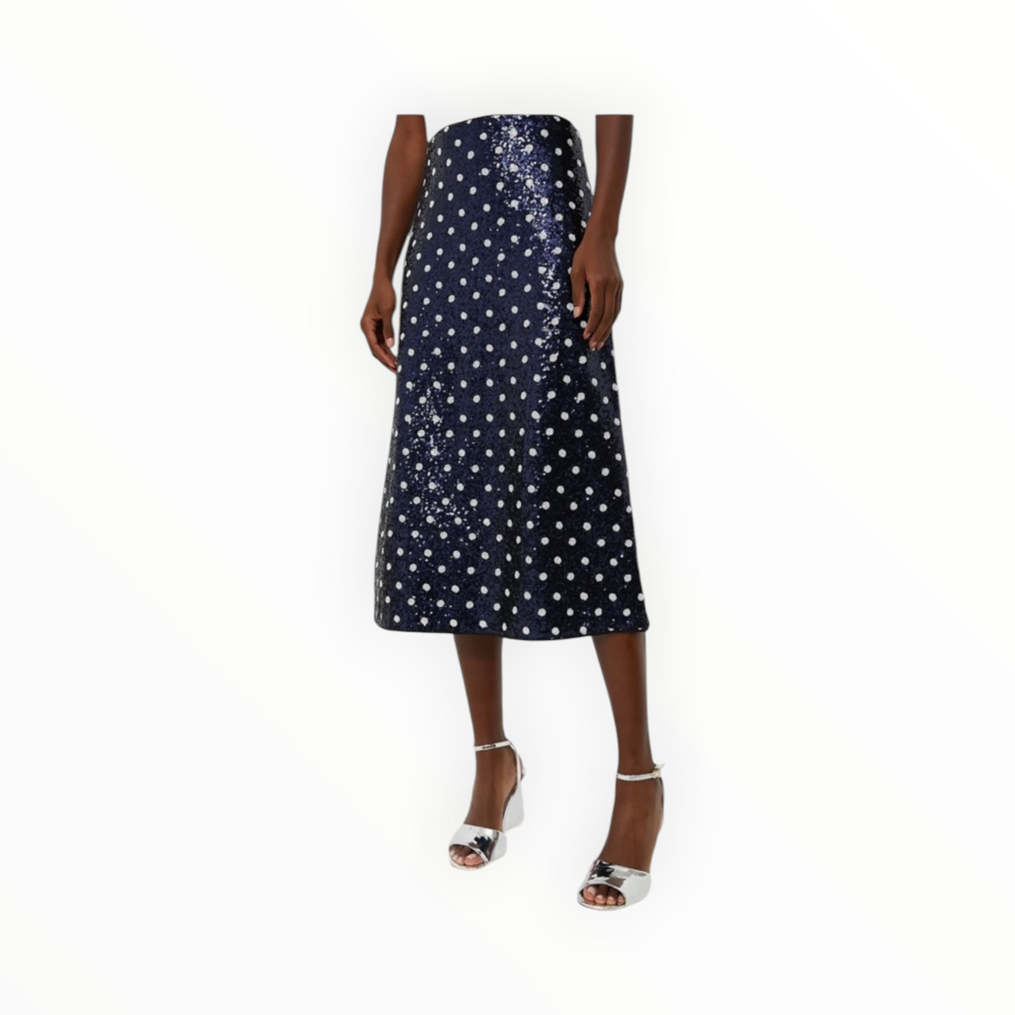 Baum und Pherdgarten Dotted Sequence Jily Skirt - Navy